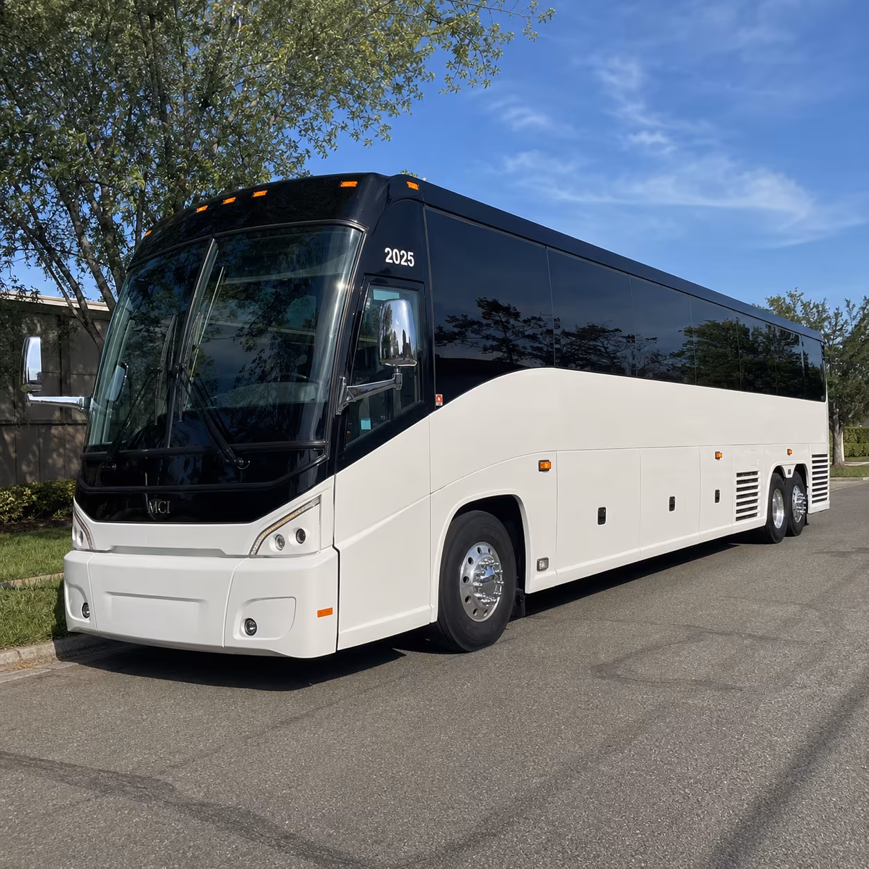 Naples Airport Shuttle & Transportation party bus exterior