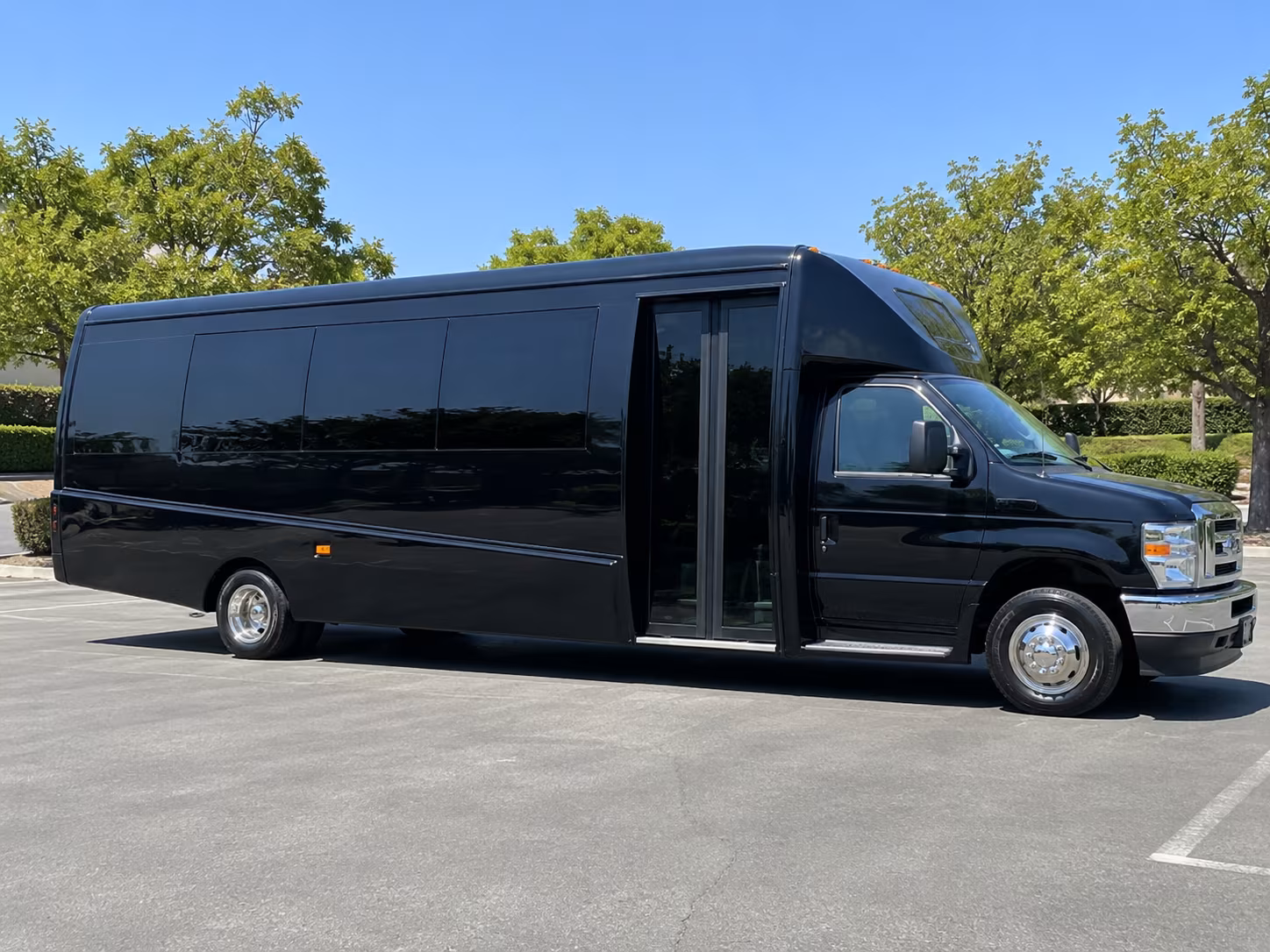 Naples Airport Shuttle & Transportation party bus interior