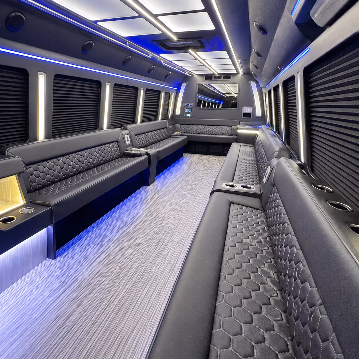 Naples Bachelor & Bachelorette Transportation party bus interior