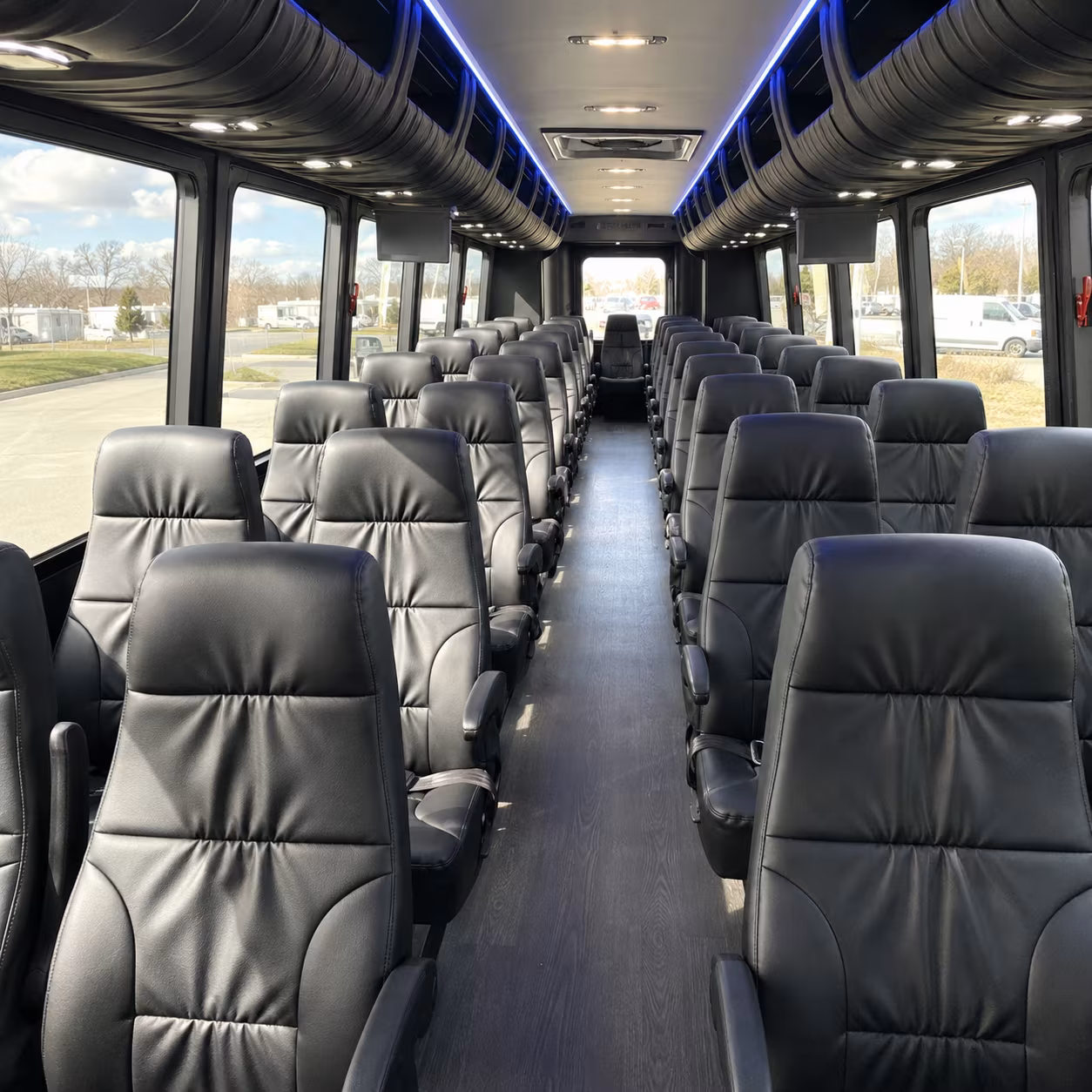 Naples Corporate Transportation party bus exterior