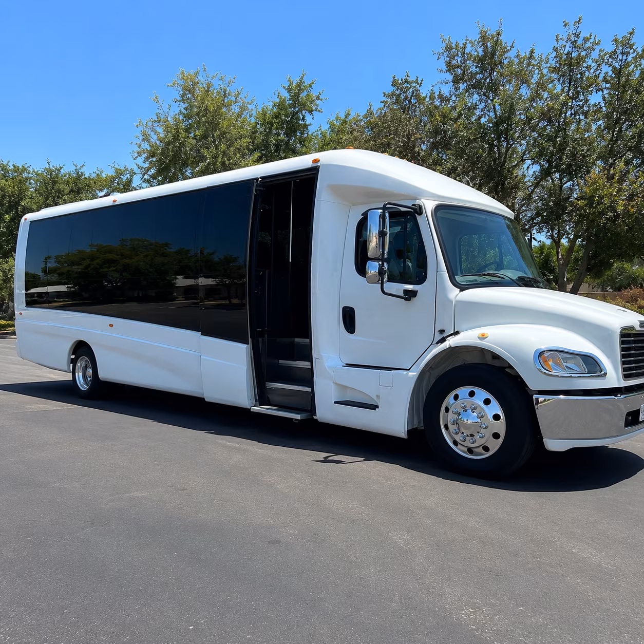 Naples Corporate Transportation party bus exterior