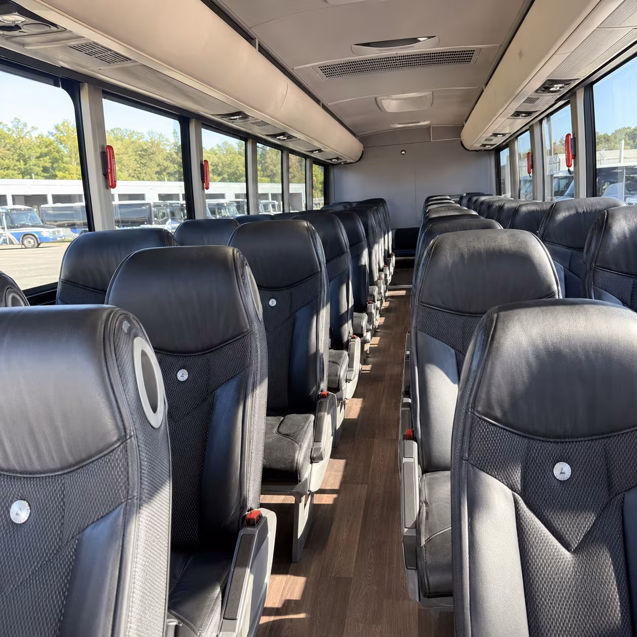Naples Corporate Transportation party bus interior