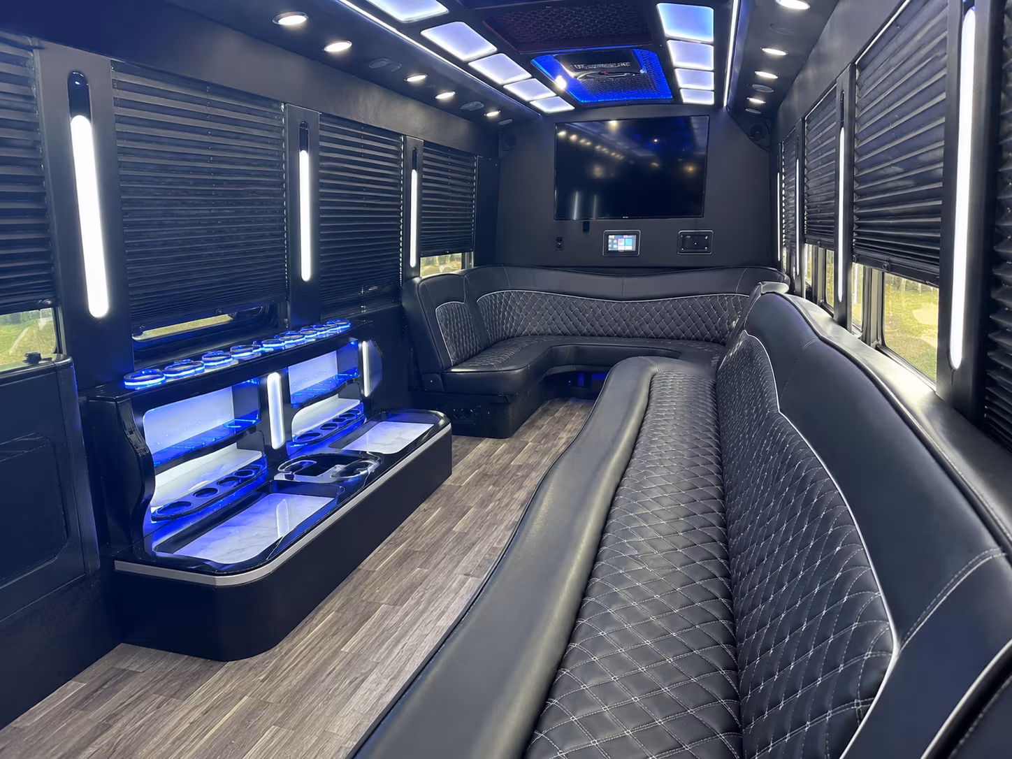 Naples Private Event Transportation party bus exterior