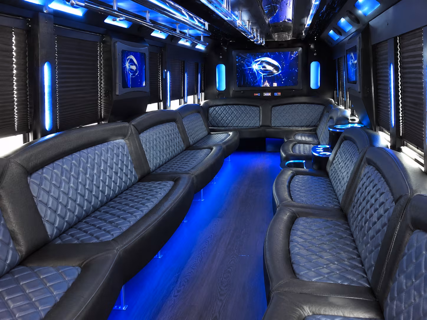 Naples Sporting Event Transportation party bus exterior