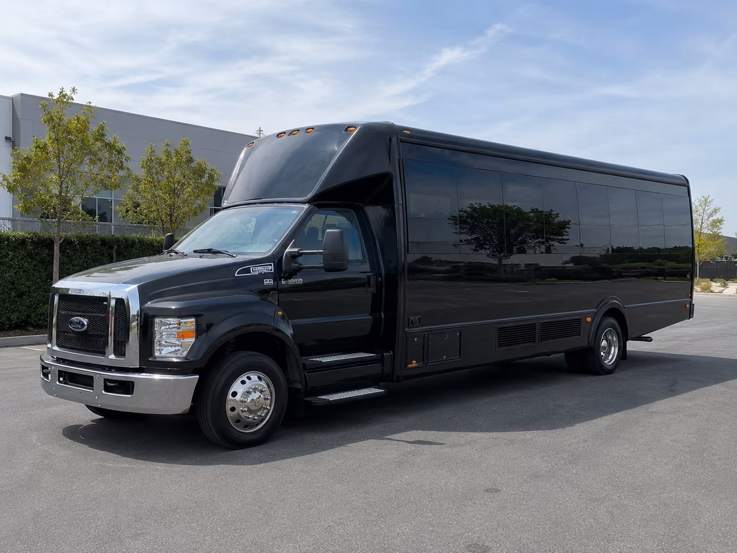 Naples Wedding Transportation party bus exterior