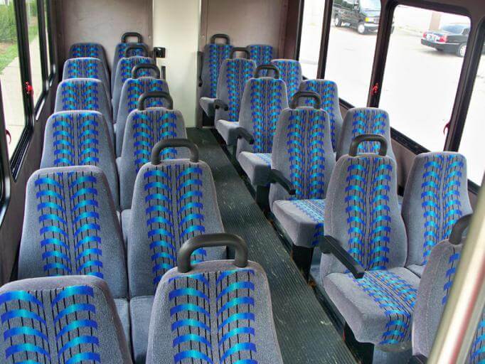 Wellington 25 Passenger Mini Bus Interior
