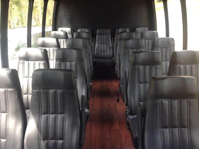 Wellington 30 Passenger Shuttle Bus Interior