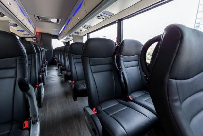 Wellington 45 Passenger Mini Coach Interior